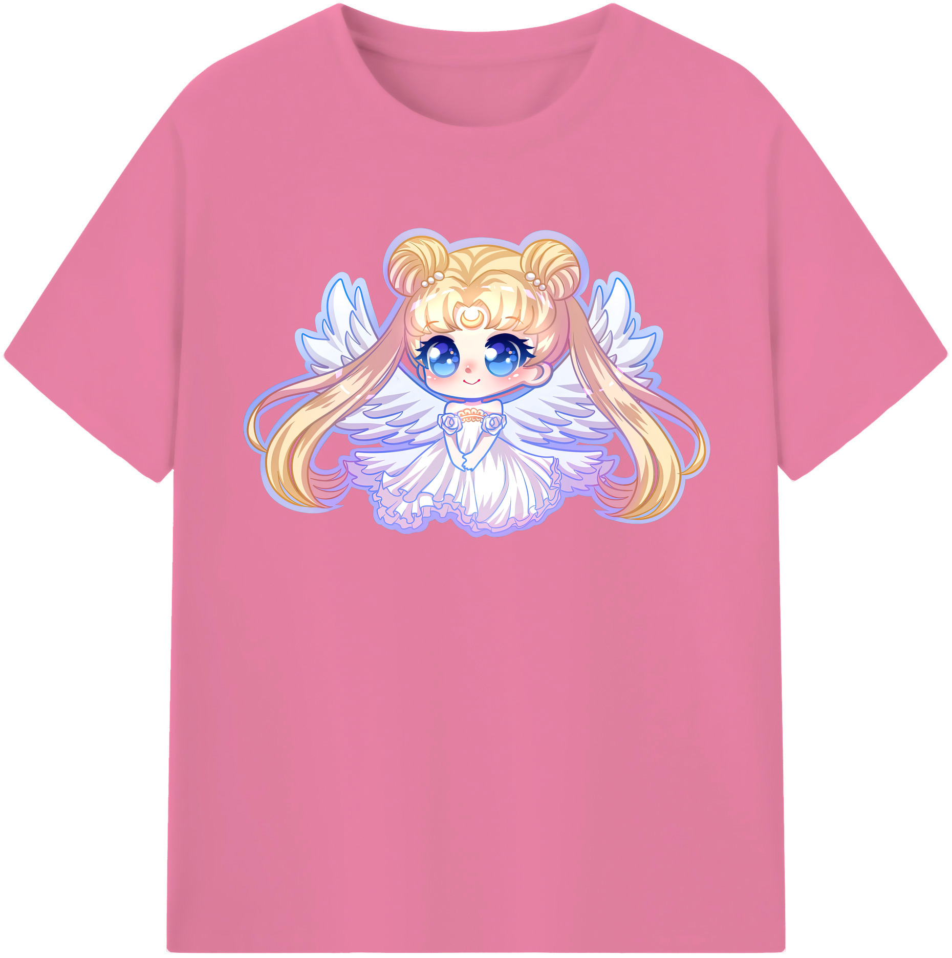 （画像用） 美少女戦士セーラームーン 愛野 美奈子 あいの みなこ Sailor Moon Aino Minako 綿100％半袖Tシャツ（フロントプリント）